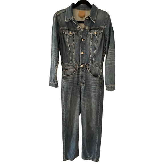 American Eagle Outfitters Pants - American Eagle Denim Overalls Boiler Suit Jumpsuit Jean New 2 Blue Classic